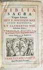 1688 Bible In Latin Illustrated Folio 17th Century Antique Printed In Venice