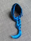 Truly Me 90 Wig B Blue Braided Hair American Girl Doll Ooak Custom