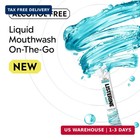 Listerine On-the-go Cool Mint Alcohol Free Mouthwash Packets  Oral Rinse In Indi