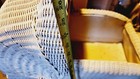 Vintage Wicker Stroller Pram Antique Carriage Baby Doll Buggy