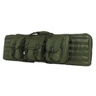Double Carbine Case 42  Dual Rifle Range Bag Shooting Hunting Tactical Free Lock