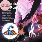 Diy Guitar Picks Punch Mega Pack - Custom Pick Maker For Musicians - Features Le