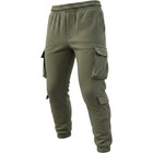 Colorful Planet Women s Double Stack Cargo Fleece Joggers Olive Green M 8 10 Nwt