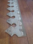 Old  Architectural 28  Gingerbread Header Pediment Pointed Scalloped Time Worn