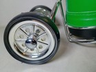 Vtg Old St Andrews Golf Bag Scotch Whiskey Bourbon Bottle Holder Pull Cart - Grn