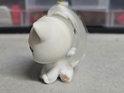 Littlest Pet Shop   148 White Cat With White Hair Tuft Green Eyes Hasbro Lps