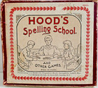 Antique 1897 Advertising Game Hood s Spelling School C i  Hood Co  Complete Box
