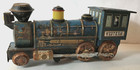 Train Model Railroad Tin Plate Modern Toys Vintage 13  X 5 75  X 4   M-