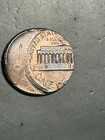 Mint Error  Off Center Strike Lincoln Memorial Cent  Double Struck Face  Toned