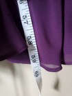 Morilee Madeline Gardner Chiffon Bridesmaid Dress Dark Purple Size 10-12 Women