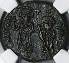 512 Ngc Xf Star Heraclius Byzantine Empire Follis Cyzicus Pedigree  23060803c 