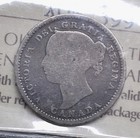 1885 Obv 5 Canada 10 Cents Iccs Graded G-4