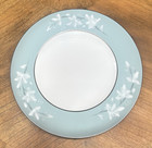 Moonflower Set Of 6 Salad Plates 8  Royal Worcester England White Flowers Mcm