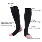 1 Pair Compression Socks 20-30 Mmhg Graduated Support For Men Women
