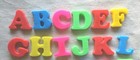 Vintage Childrens Magnetic Plastic Alphabet Letters 1 5  Complete Educational 