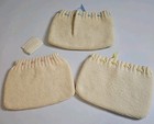 Vintage Handmade Knit Ivory  Soakers Diaper Cover Wool Lot Of 3 Medium   Large 