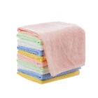 10x Newborn Baby Face Washers Hand Towels Soft Kid Feeding Wipe Washing Cloths