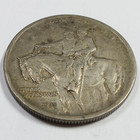 1925 Silver Stone Mountain Commemorative Half Dollar 50c Us Coin  54738