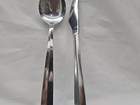 Vintage Klm Airlines Cutlery Spoon Knife 2 Piece Silverware Flatware Silverplate