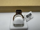Large 10ct Smoky Quartz Ring Jtv 18k Gold Over Sterling Silver Size 9 5