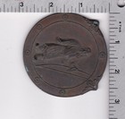 Antique Japanese Bronze Medal Emperor Jimmu Commemorative Medallion Plaque