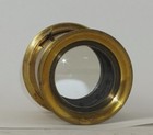 Antique Brass Camera Lens Marked Optimus 