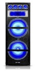  2  Technical Pro Dual 15  1800w Led Karaoke Speakers receiver  2  Wireless Mics