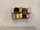 Lot Of 10 Vintage Belding Corticelli    Others Thread Wood Spools Pure Silk