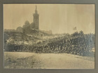 Rare Vintage Original 1919 Ww1 Us 1st Army Aef  Panoramic Photo Marseille France