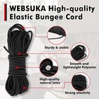3 8 Inch X 50 Ft Elastic Bungee Shock Cord Heavy Duty Marine Grade Tie Down