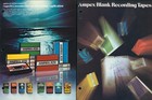 1973 Ampex Dealer Brochure Lot Cassette 8 Track Reel Tape Blank Recording Stereo