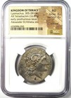Lysimachus Thrace Silver Ar Tetradrachm Lysimachos Coin 305 Bc  Certified Ngc Au