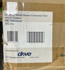 Drive Aluminum Rehab Shower Commode Wheel Chair W  5  Casters Nrs185007 Read