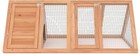 Triangle Rabbit Hutch Chicken Coop Wooden Pet House Bunny Cage For Small Animals