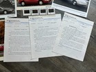 Buick Reatta 1988 Photo Press Kit Brochure Slides Paperwork Grand Tourer Coupe