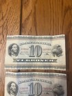 Denmark Lot Of Three   3  10 Kroner Banknotes Circulated Notes P 44n 1960