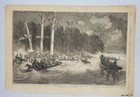 Night Expedition To Island No 10-spiking A Rebel Battery   1862 Vintage Print