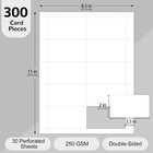 300 Pcs Printable Business Card Thick Business Cards  3 5  X 2  Blank Business C
