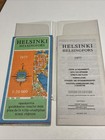 1977 Map  Guide For Helsinki   Finnair Finland Map