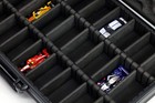 Ho 1 64 Scale Diecast Slot Car Aluminum Carrying Case For Afx Auto World Hot Whe