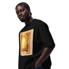 Divine Protection - Oversized Heavyweight T-shirt - Black