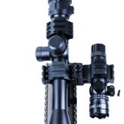 6-24x50 Rifle Scope Lighted Mil-dot W  Green Laser Sight   Pepr Picatinny Mount
