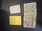 Vintage Antioch Bookplates Victorian Girl 29 Plates Original Box Made In Usa