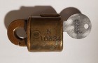 Vintage Usps Reg d U s  Mail Lock With Postal Key  Good Working Condition 