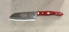Cutco 1766 7  Santoku Knife - Red Handle - Euc