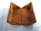 Antique Singer Vintage Sewing Machine Oak Wood Folding Puzzle Box 1880   s