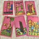 Pink Tarot 3 x5  Plastic Waterproof Tarot Deck Foil Tarot 78 Cards Guidebook Box