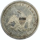 1846 Seated Liberty Dollar   Bright Choice Au About Uncirculated 