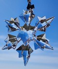 2010 Swarovski Crystal Annual Edition Snowflake Ornament 1041301 In Box W coa