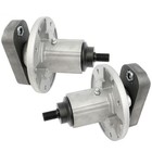 2 Pack Spindle Assembly W pulley Nut For John Deere L118 L111 L120 L130